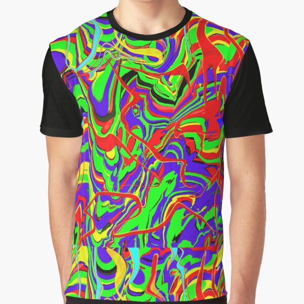 Tangled in Gorgeous Colors Graphic T-Shirt
