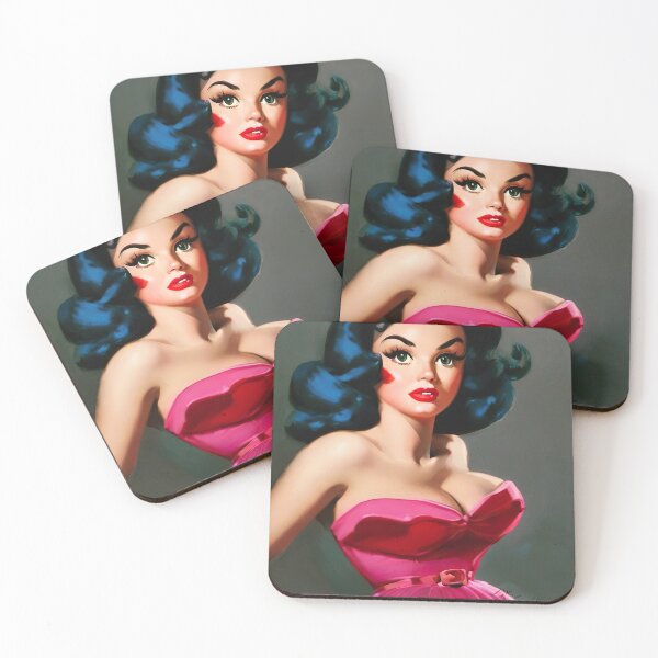 Item preview, Scarlet Dress Pinup Girl designed and sold by cutestpinups.