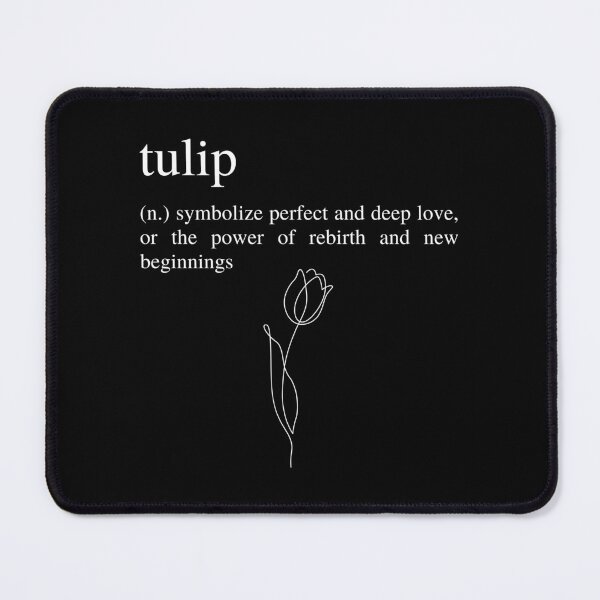 Item preview, Tulip Meaning - Perfect Love - Deep Love - Meaning of Tulip designed and sold by UniqqFactory.