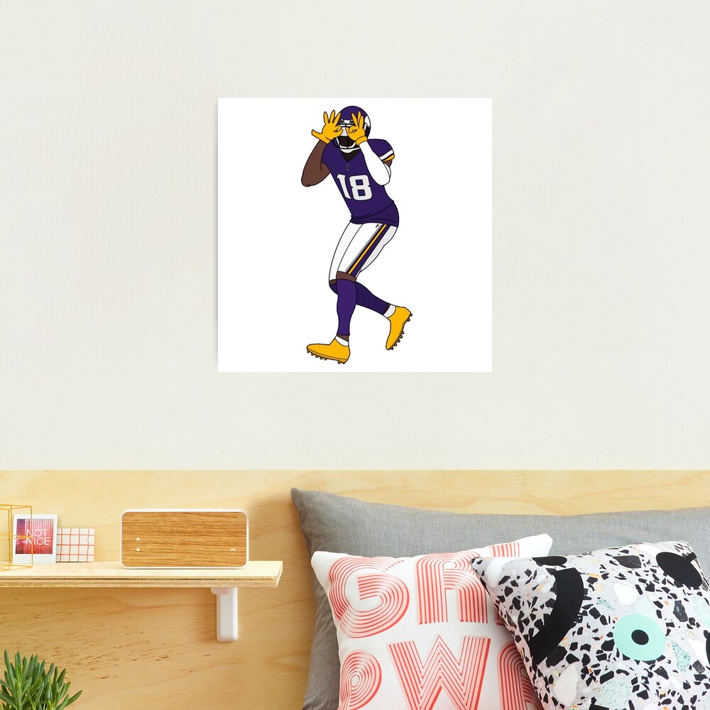 Justin Jefferson Griddy - Justin Jefferson Minnesota Vikings - Pillow