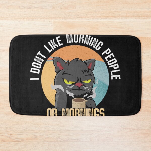 Item preview, Morning Grumpy Cat - Funny Coffee designed and sold by ChrisFeil.