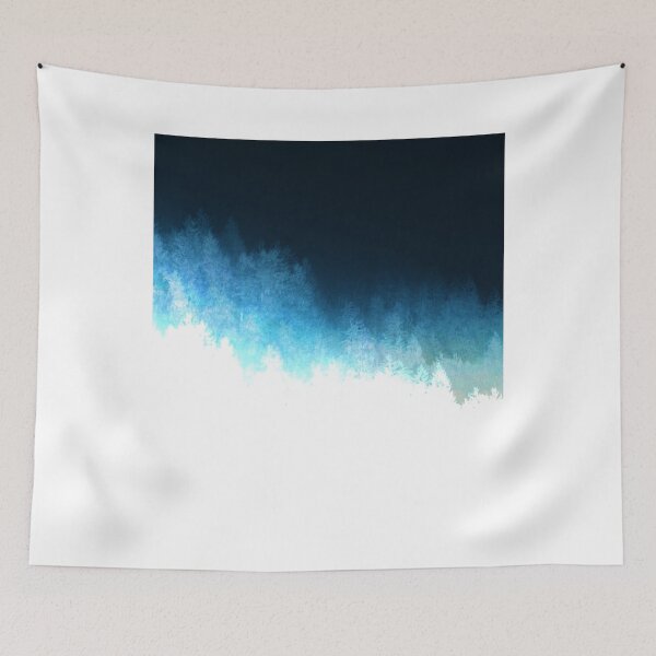 Item preview, Modern Dark Blue and White Abstract Treeline  Sleeveless Top designed and sold by outsickme3.