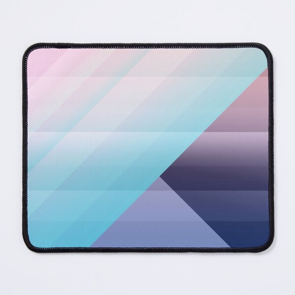 Item preview, Modern Geometric Pink Blue Gradient Color Blocks Fitted Scoop  designed and sold by outsickme3.