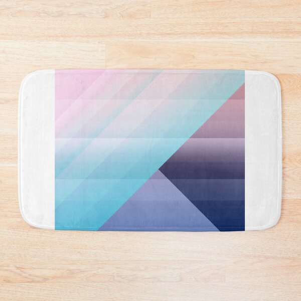 Item preview, Modern Geometric Pink Blue Gradient Color Blocks Fitted Scoop  designed and sold by outsickme3.