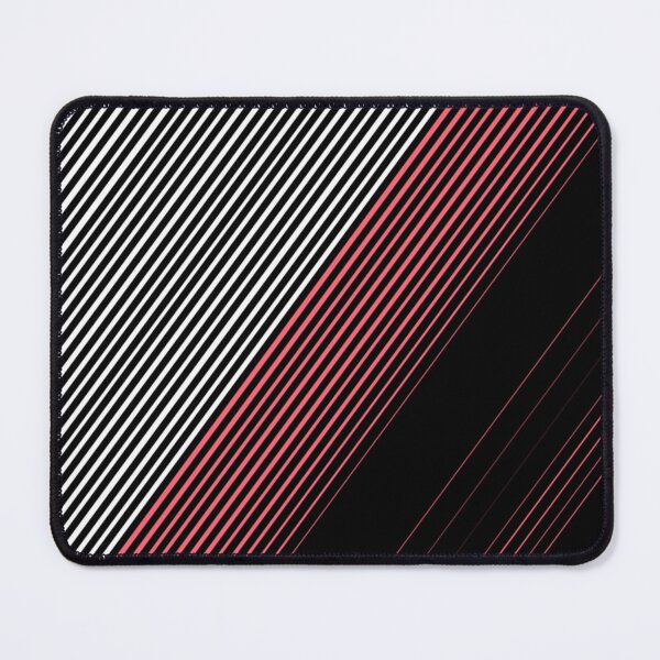 Item preview, Modern Red White and Black Stripes Pattern Fitted Scoop  designed and sold by outsickme3.