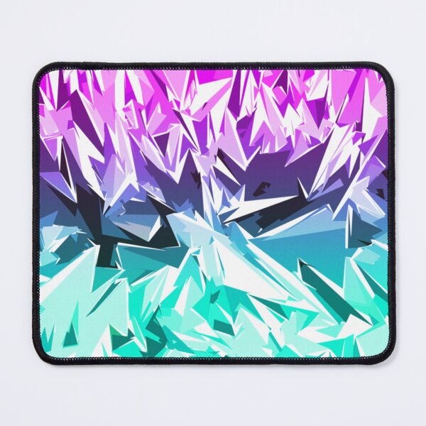 Item preview, Modern Trendy Purple and Teal Fractal Geo   designed and sold by outsickme3.