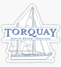 Torquay Sailboat Sticker