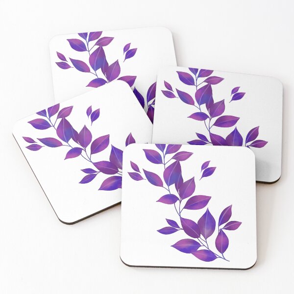 Item preview, Purple leaf print  designed and sold by FloralsbyKavya.
