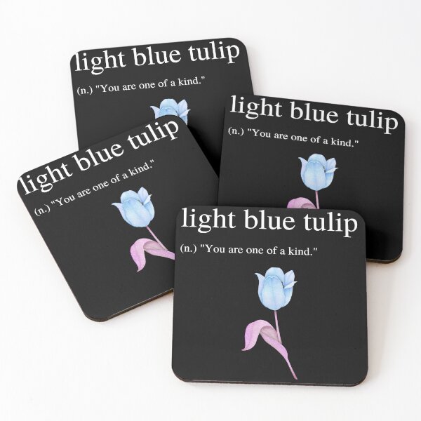 Item preview, Light Blue Tulip Meaning - You Are One of a Kind - Meaning of Light Blue Tulip designed and sold by UniqqFactory.