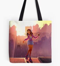 Downtown Skater Tote Bag