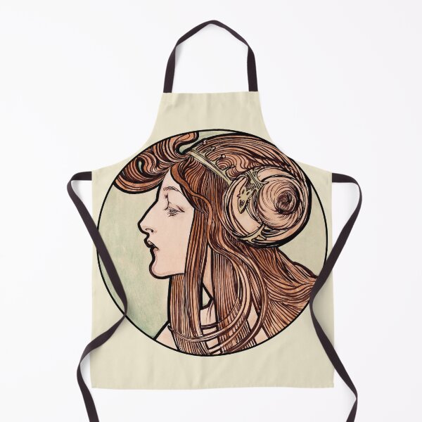 Item preview, Vintage Mucha Style Art of Beautiful Woman designed and sold by quotopia.
