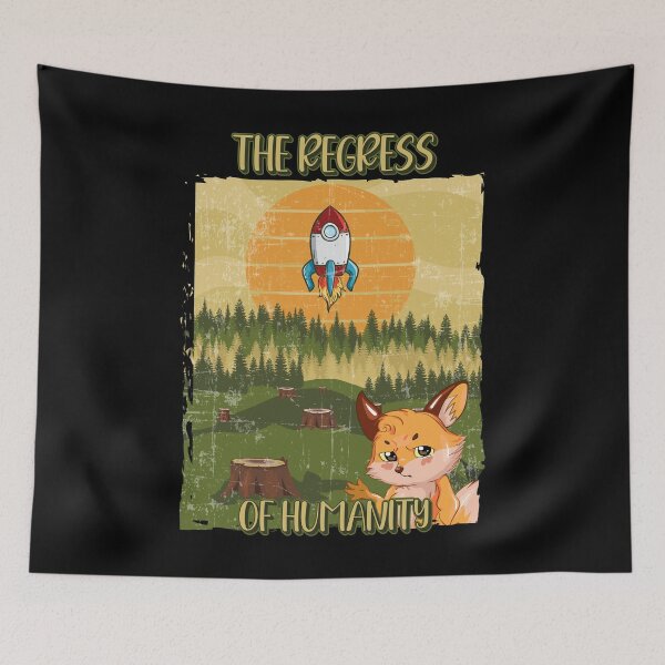 Item preview, THE REGRESS OF HUMANTY designed and sold by HomeCoquette.
