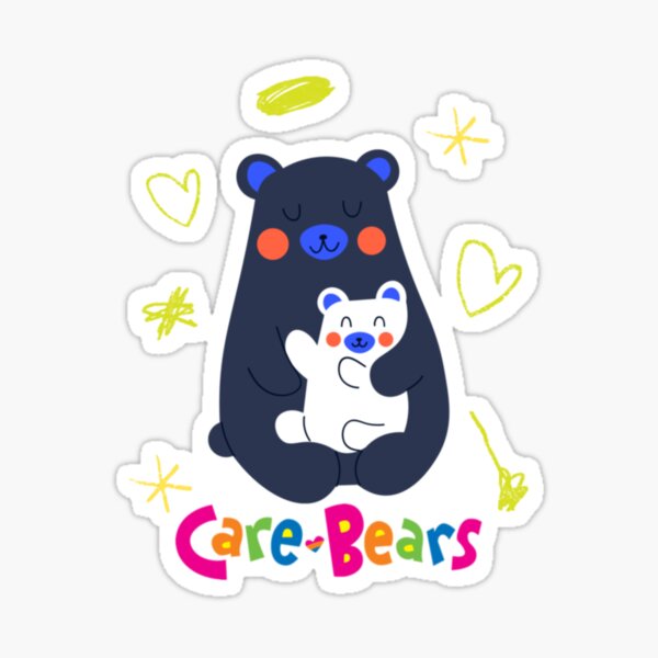 Care Bear Stickers MINI 80s decal retro vintage inspired carebears decals