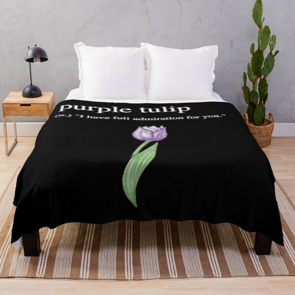 Item preview, Purple Tulip Meaning - Full Admiration for You - Meaning of Purple Tulip designed and sold by UniqqFactory.
