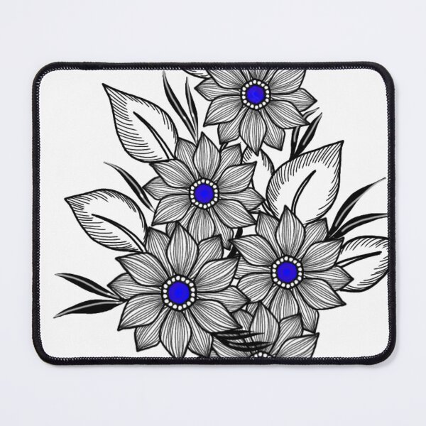 Item preview, Beautiful flower with blue color  designed and sold by FloralsbyKavya.