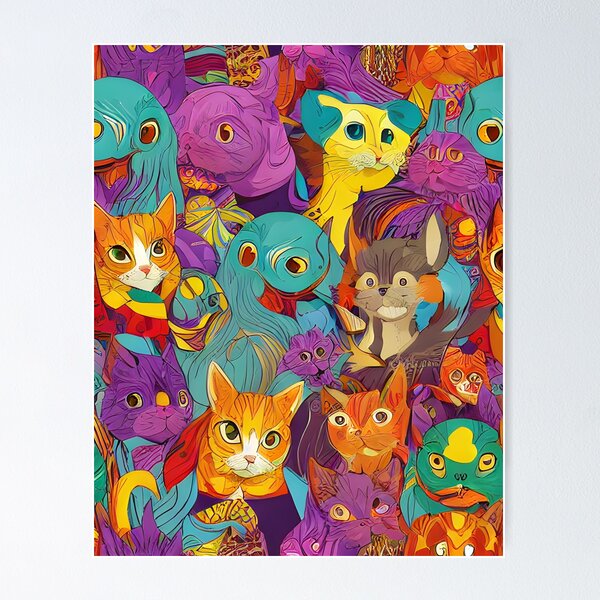 Item preview, Weird Cats designed and sold by Bizaire.