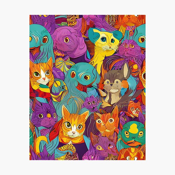 Item preview, Weird Cats designed and sold by Bizaire.