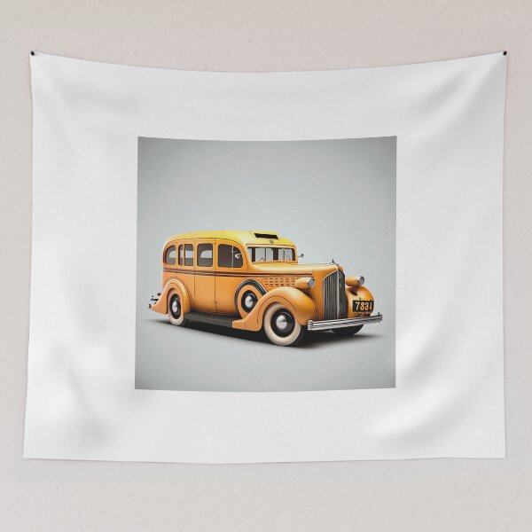 Item preview, Art Deco Style Taxis designed and sold by TheArtfulAI.