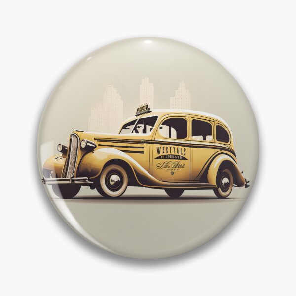 Item preview, Art Deco Style Taxis designed and sold by TheArtfulAI.