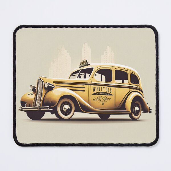 Item preview, Art Deco Style Taxis designed and sold by TheArtfulAI.