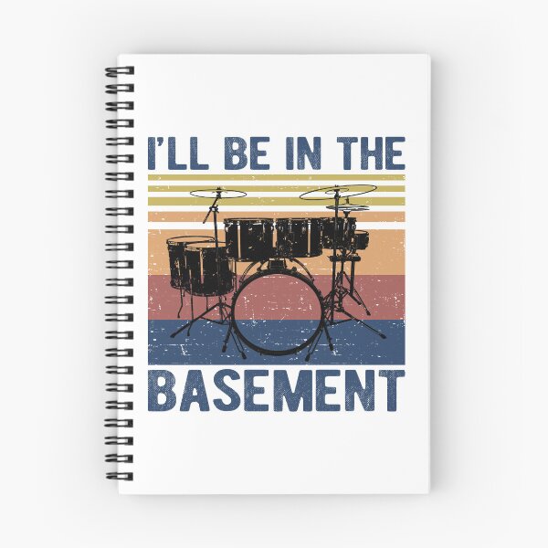 Item preview,  I'll Be In The Basement Drummer Vintage designed and sold by AnitaBice.