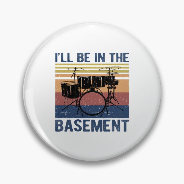 Item preview,  I'll Be In The Basement Drummer Vintage designed and sold by AnitaBice.