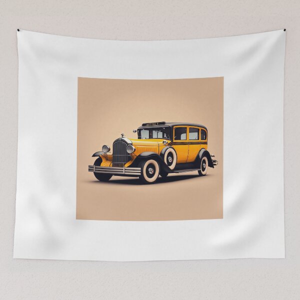 Item preview, Art Deco Style Taxis designed and sold by TheArtfulAI.