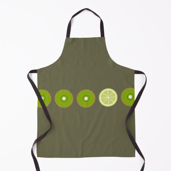 Item preview, Five middle objects kiwi and lime pattern 3 designed and sold by LemonCreamyyyy.