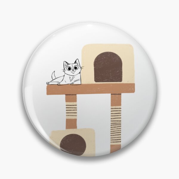 Item preview, Cat on a cat scratcher designed and sold by Beautyqueens Beautys.