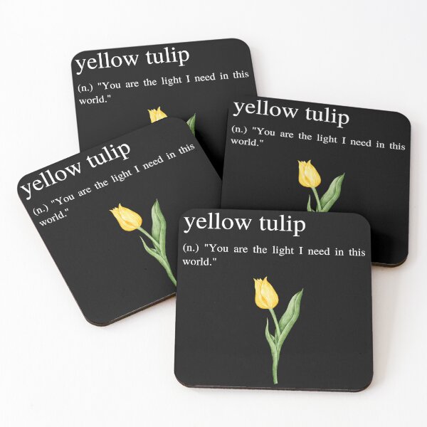 Item preview, Yellow Tulip Meaning - The Light I Need designed and sold by UniqqFactory.