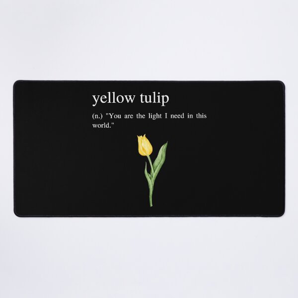 Item preview, Yellow Tulip Meaning - The Light I Need designed and sold by UniqqFactory.