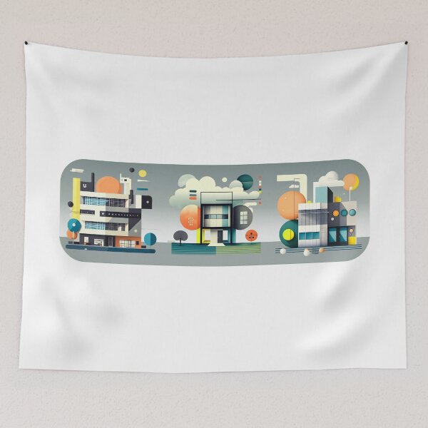 Item preview, Artsy Architecture - Trifecta designed and sold by CuteAndGritty.