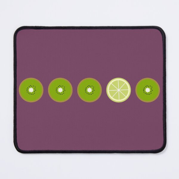 Item preview, Five middle objects kiwi and lime pattern 8 designed and sold by LemonCreamyyyy.