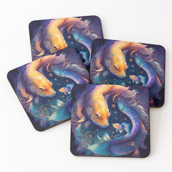 Item preview, Cosmic Pisces V1: A Zodiac Portrait in a Galaxy of Colors  designed and sold by TheNightLife.