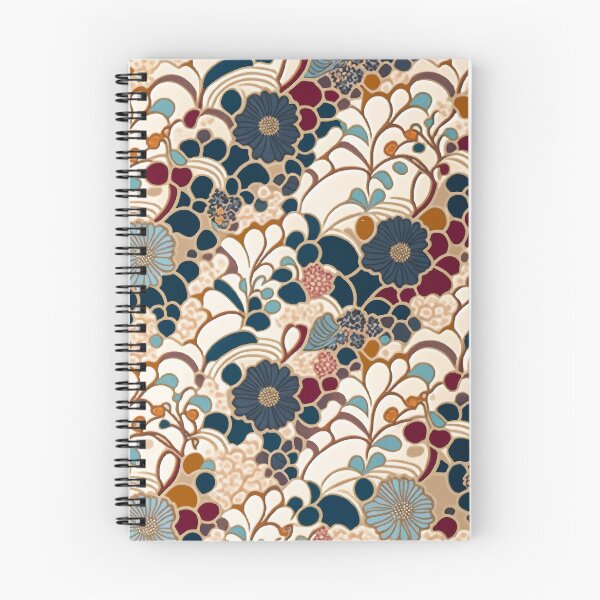 Item preview, Contemporary Karakusa Japanese Pattern-Hana No. 13 by Bossy Cat Home designed and sold by BossyCatHome.