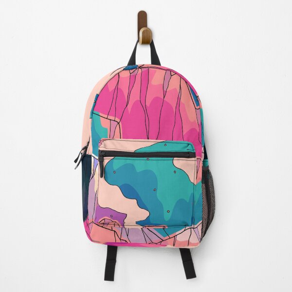 Item preview, The pink and blue peaks  designed and sold by Swadeillustrations.