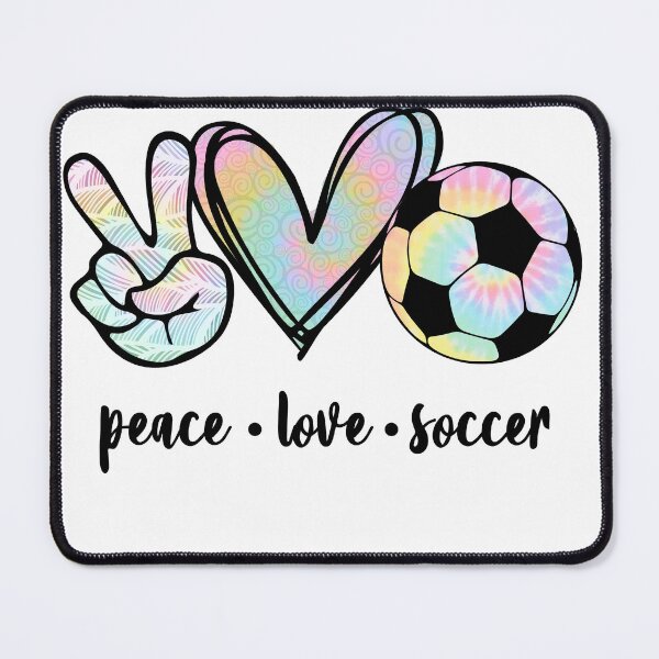Item preview, Peace Love Soccer Gift Player Mom Women Teen Girls Kid Soccer Lover designed and sold by sheamgjirij.