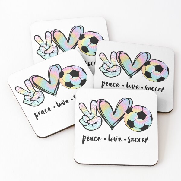 Item preview, Peace Love Soccer Gift Player Mom Women Teen Girls Kid Soccer Lover designed and sold by sheamgjirij.