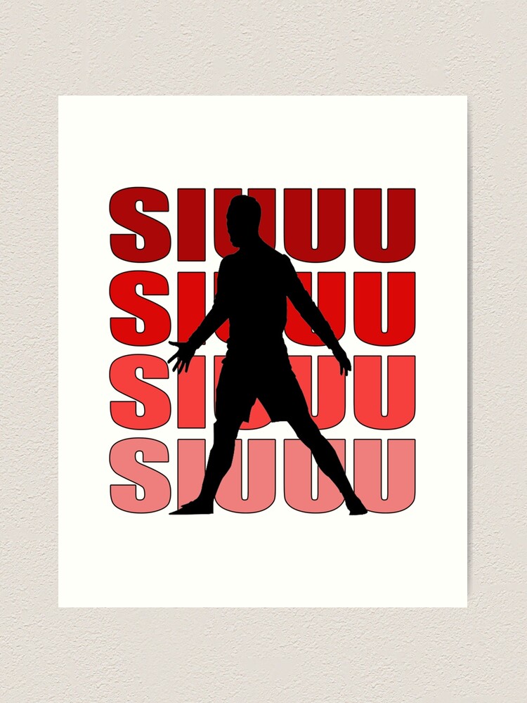 cristiano ronaldo siuuu  Sticker for Sale by masahiko212