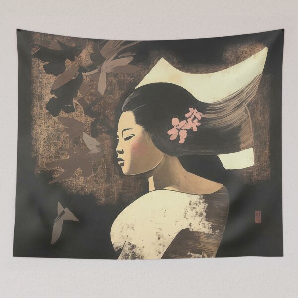 Item preview, Moody Kawano Geisha No. 11 by Bossy Cat Home designed and sold by BossyCatHome.