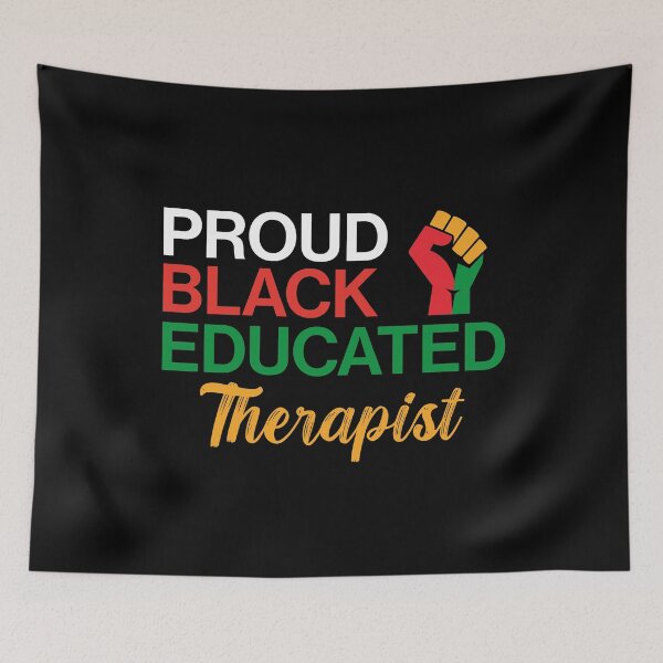Item preview, Black Pride Therapist | Black Proud Educated | Gift For Black Therapist designed and sold by AMINE  ★★★★★.