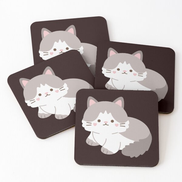Item preview, Whimsical Whiskers Adorable Cat Sticker Design designed and sold by majnate.