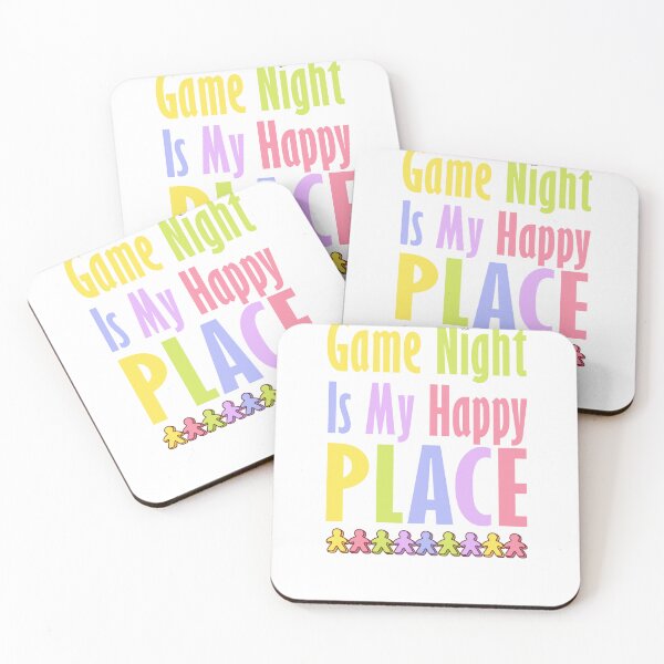 Item preview, Board Gaming - Game Night Is My Happy Place designed and sold by SLPrintFactory.