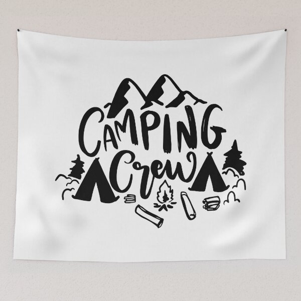 Item preview, Camping Crew - Black quotes designed and sold by jwebmarket.