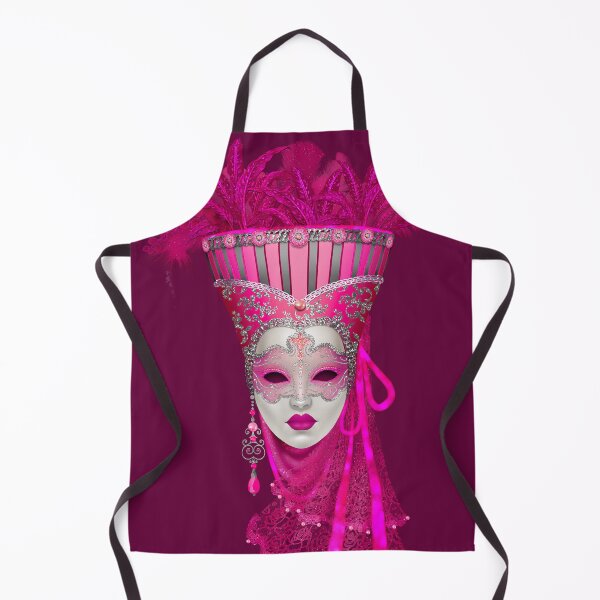 Item preview, Fuchsia pink Venetian mask designed and sold by Maxine Gadd.