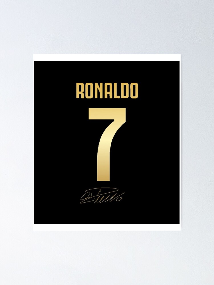 black and gold cr7