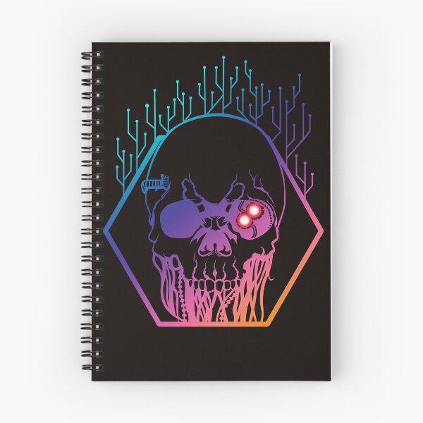 Item preview, Cyberpunk Tech Eye Skull  designed and sold by typomachina.