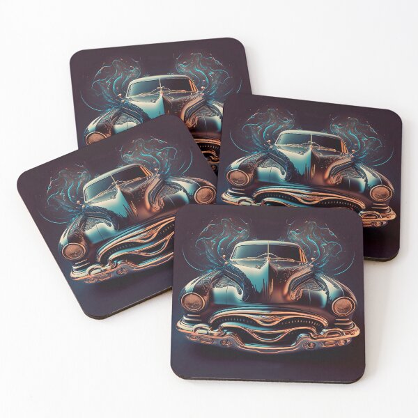 Item preview, Modern classic car in shiny colors designed and sold by knuppify.