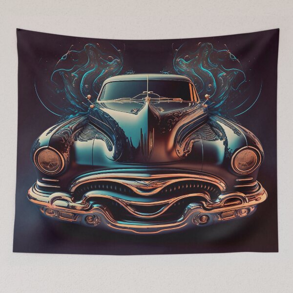 Item preview, Modern classic car in shiny colors designed and sold by knuppify.