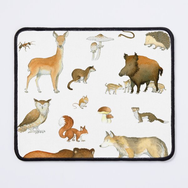 Item preview, forest animals designed and sold by vmillustration.